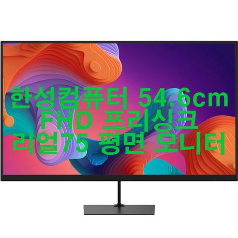  [2023년 4월] 한성컴퓨터 54.6cm FHD 프리싱크 리얼75 평면 모니터 역시!!!