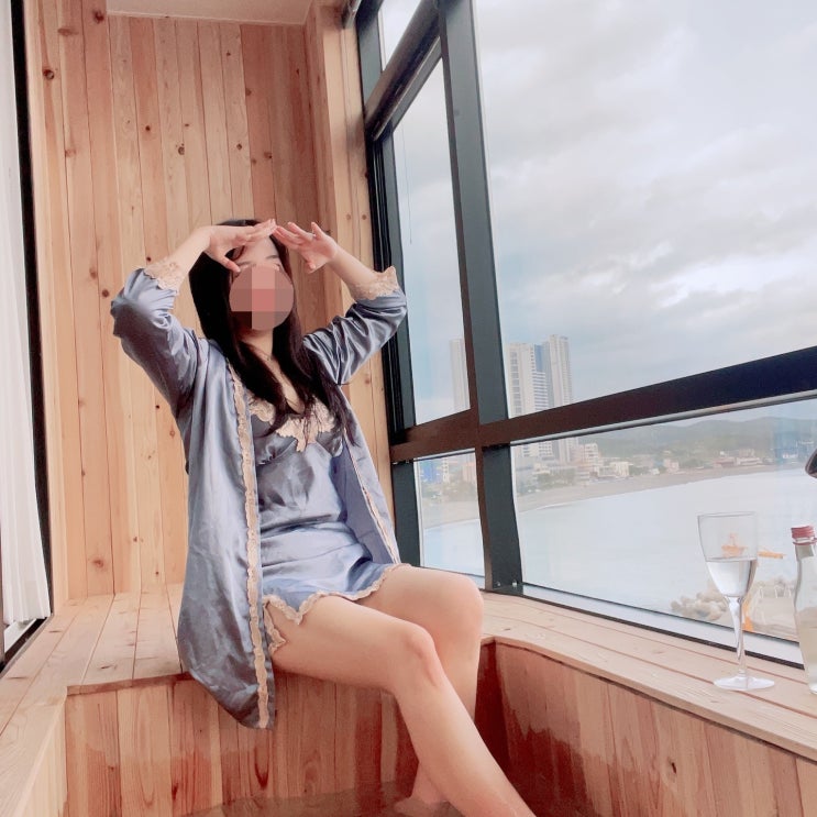  울산감성숙소 더반호텔 몽돌해수욕장 히노끼욕조 전객실 오션뷰