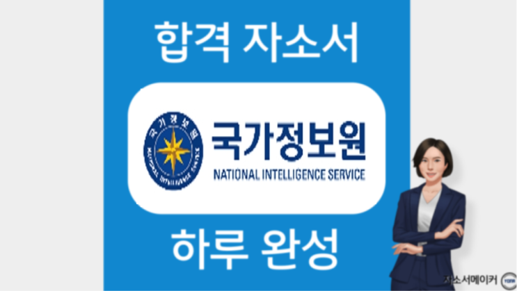  국가정보원 자소서 첨삭, 국정원 자기소개서 작성법, 문항 및 대필 가격, 합격 스펙