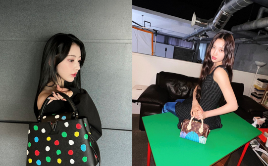  루이비통 엠버서더 뉴진스 혜인 vs 르세라핌 사쿠라 Feat 쿠사마야요이