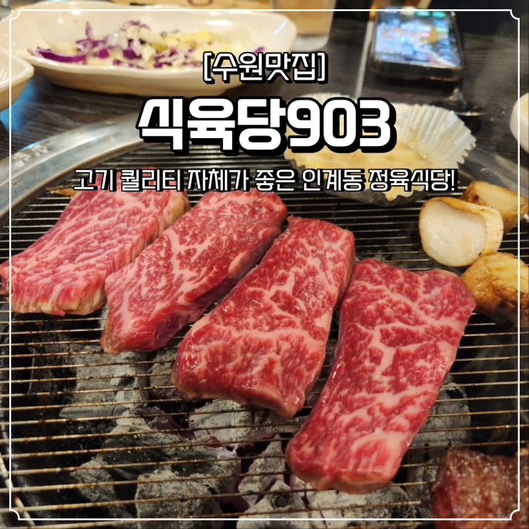  인계동 소고기 맛집 식육당903