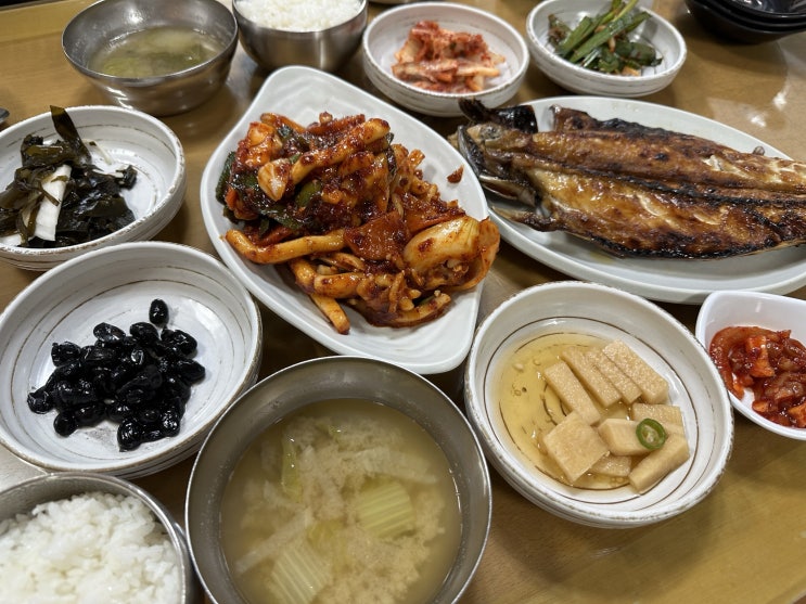 제주도 서귀포 맛집 삼보식당 가족 점심 후기