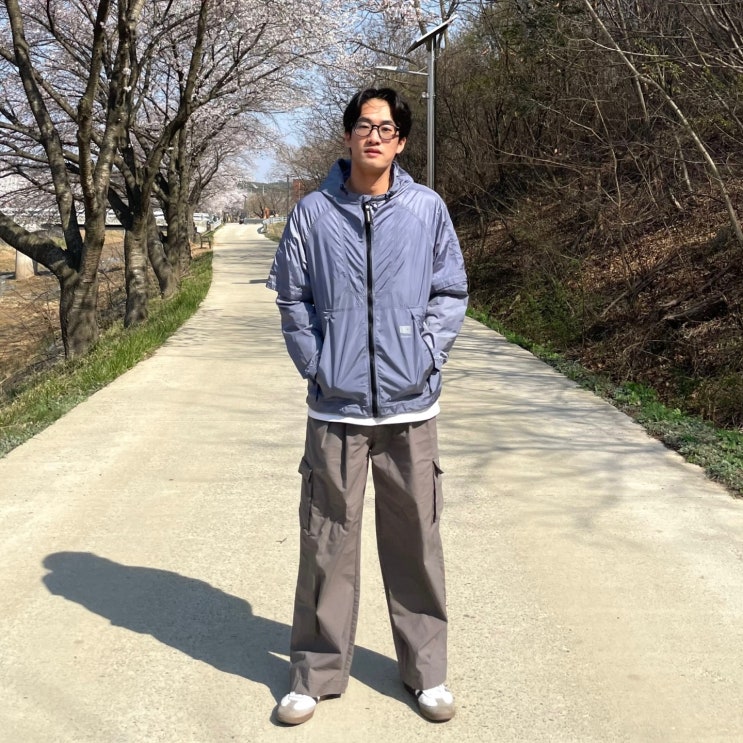  남자 간절기 아우터 제로그램 경량 바람막이 반팔 자켓으로도 활용 가능해