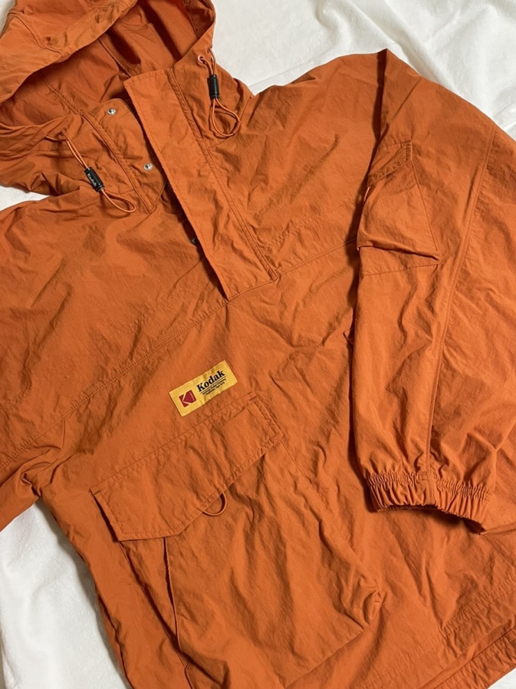 코닥어패럴 KODAK Apparel 트립 멀티포켓 아노락 자켓 ORANGE 오렌지