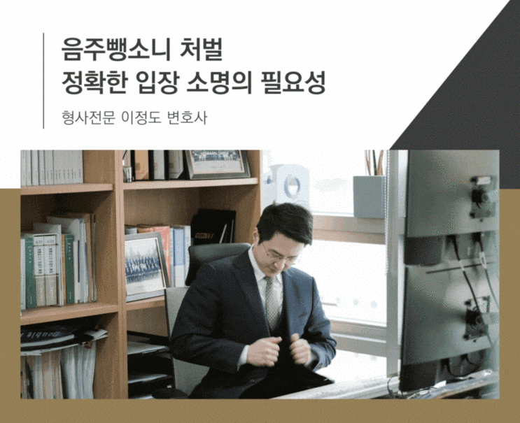  음주뺑소니 처벌 정확한 입장 소명의 필요성