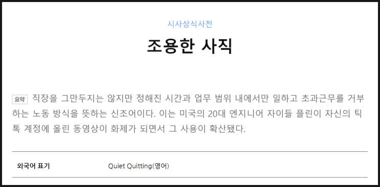  조용한 사직 마인드로 일하다 진짜 퇴사 준비하고 있는 근황