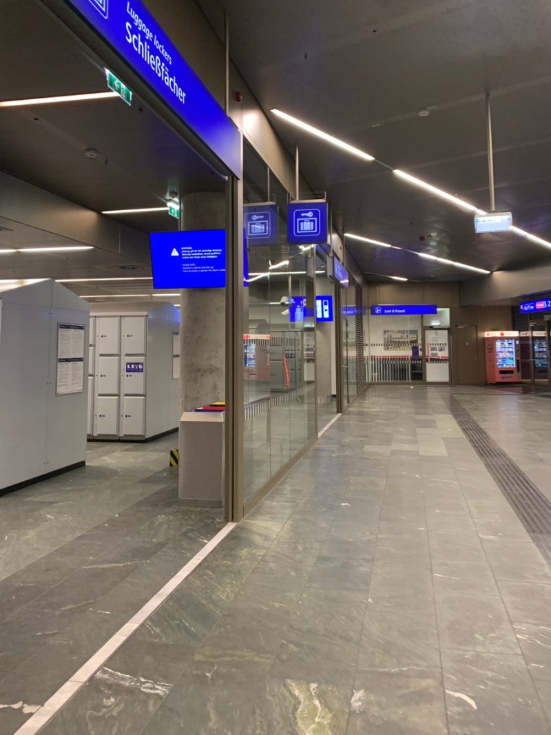 오스트리아 비엔나 ] 빈 중앙역 짐보관 가격 &이용밥법_ 코인락커 동전 필수 ! Vienna Central T : 네이버 블로그