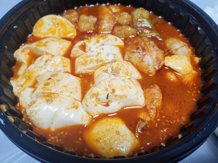  새벽에 몰래 먹는 야식, 순두부 곱도리탕! 엄지척닭도리탕