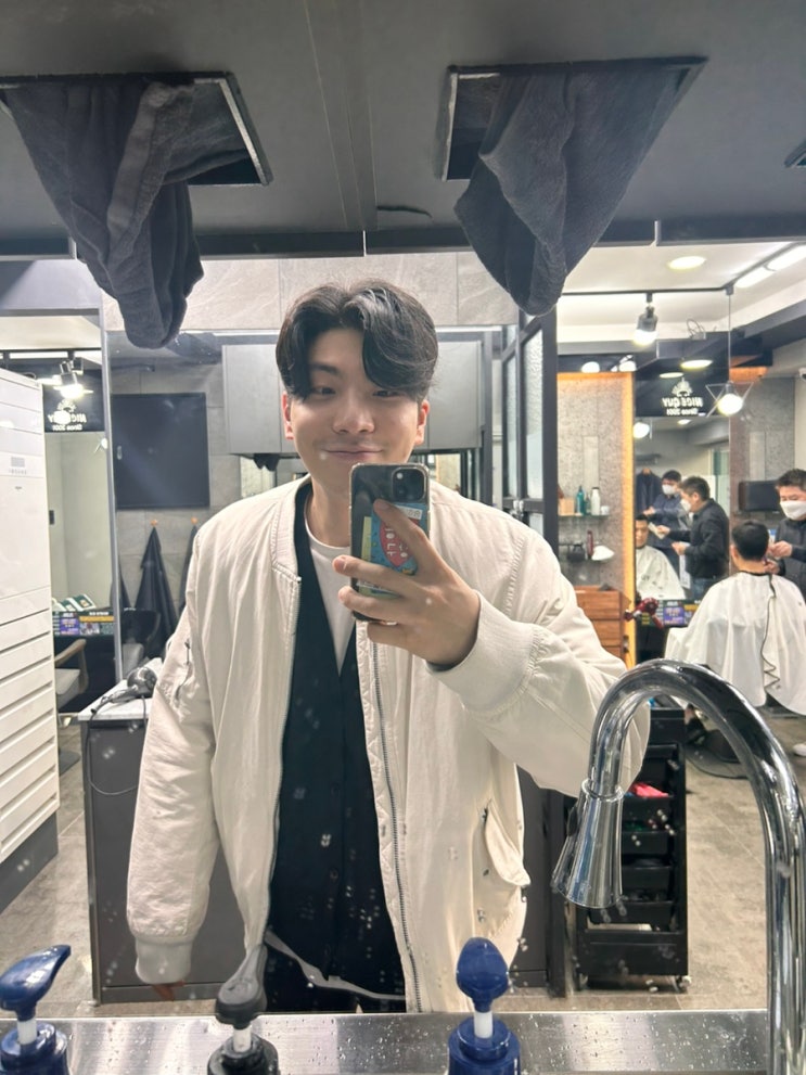  장승배기역 남자 미용실 가이스가이 다운펌없이 컷으로 다운하기, 가격이 착한 건 덤입니다.