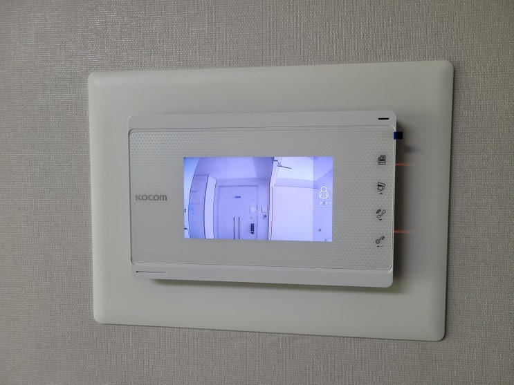  인천 부평구 삼산동 삼산타운1단지아파트 코콤 비디오폰 K6B VP-70C 설치 후기