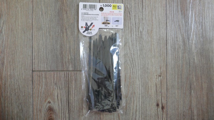 다이소 반복사용 케이블 타이 내돈내산 솔직 후기 (재사용 재활용 케이블타이, 150mm, 지퍼백, 케이블홀더, 재생 케이블타이, home gear)