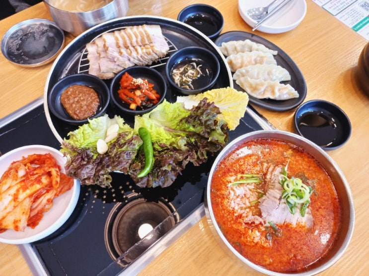  풍무동 칼국수 가성비맛집 명동칼국수샤브샤브