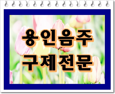  용인 음주운전 구제 이것만은 기억을