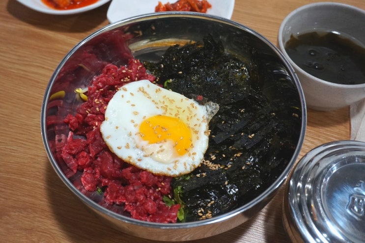  봉선동맛집 “ 쌩비 “ 생고기비빔밥 만족스러운 한끼