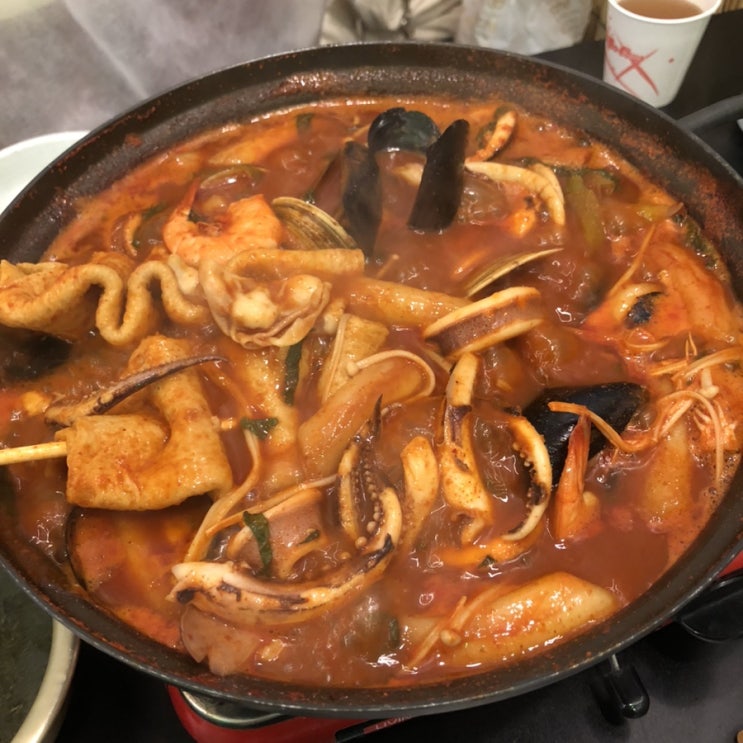  선학동 초장집 초장집 떡볶이 해물라면 선학역 맛집 킹정