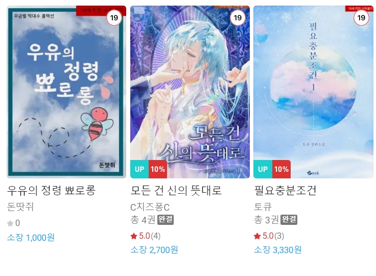 BL소설 신간) 23년 4월 14일 신간