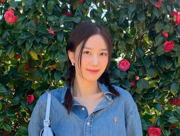  옷잘러 장희령의 손민수템! 폴로 랄프로렌 데님 셔츠