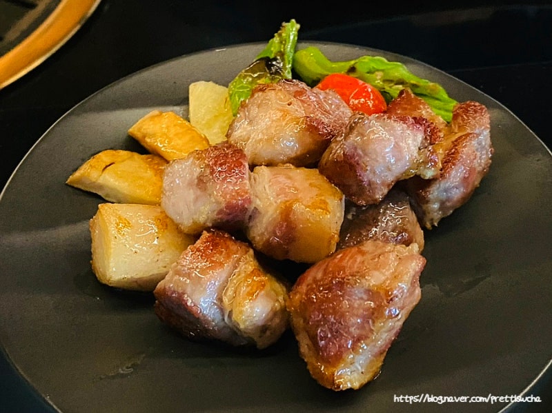 제주 까망꼬숑 노형 맛집 제주 흑돼지 오마카세