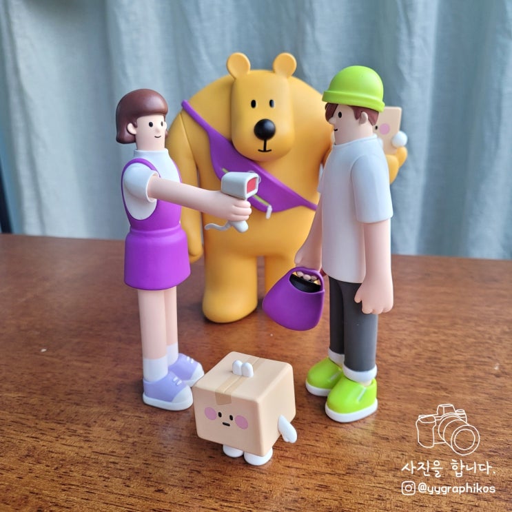  [굿즈] CU - CU프렌즈 피규어 - 시우 & 하루 & 케이루 & 샤이루