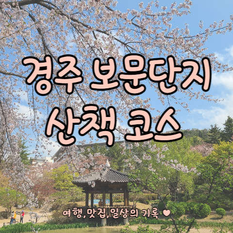  [경주보문단지 산책코스] 보문정, 힐튼호텔 경주, 보문관광단지, 스타벅스경주보문DT점, 황룡원 중도타워 (feat. 벚꽃)