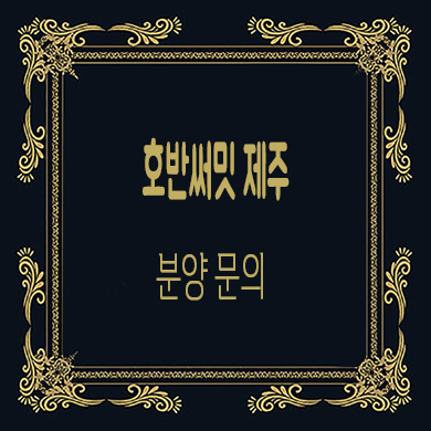  호반써밋 제주 미분양아파트 잔여호실 선착순 동호지정 분양가격 문의