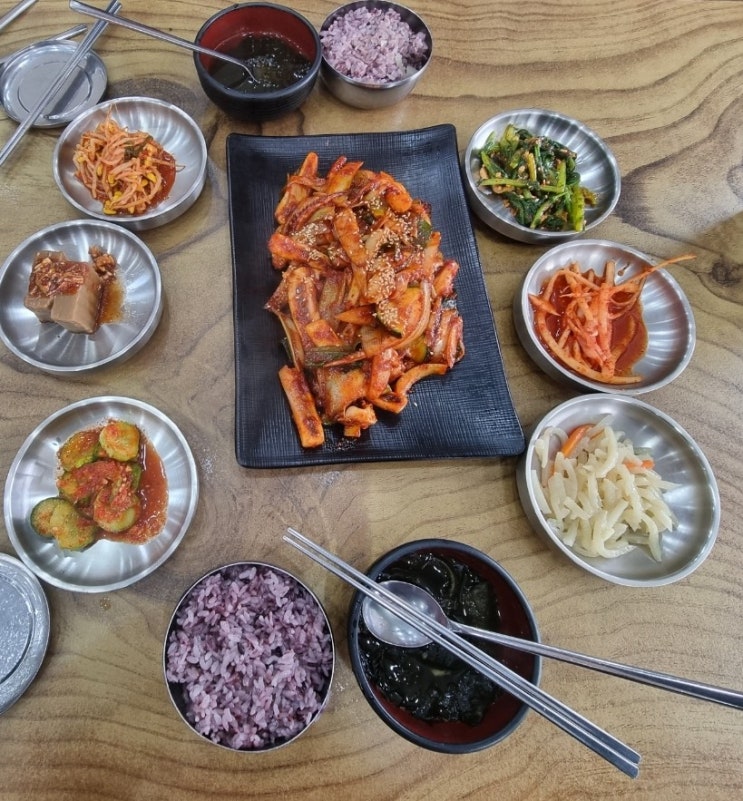  심학산 생선굽는 마을-오징어볶음 맛집(롯데 아울렛 근처)-파주