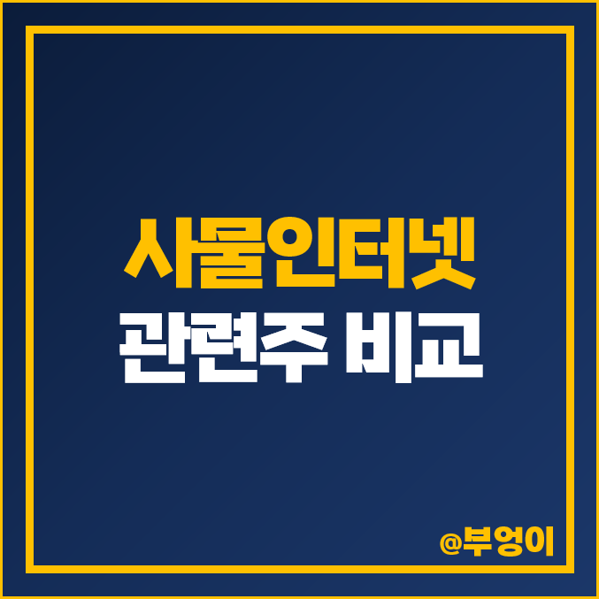 사물 인터넷 IoT 관련주 비교 : 기가레인 삼성SDS 에이텍 대한과학 한국전자인증 다산네트웍스 유진로봇 LG 엘지 유플러스 이아이디 아이엠 주식 주가 PER PBR 배당금 순위