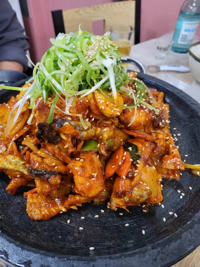 [마산 산호동 맛집] 산호시장 입구 아구불고기 맛집 # 돌솥돌판아구찜 산호점 : 네이버 블로그