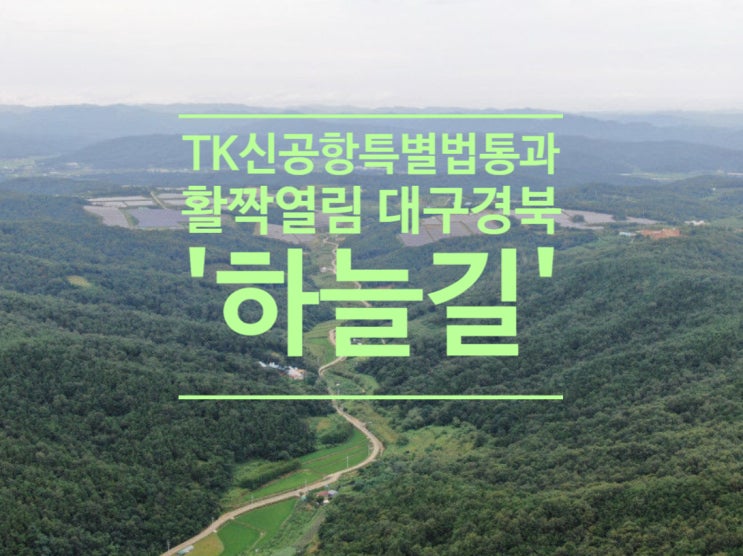  TK신공항특별법 통과, 활짝 열린 대구경북 '하늘길'