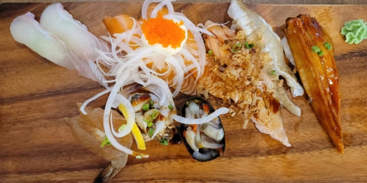  오산에서 초밥맛집으로 소문난, 롯데마트건너 두툼한 만원초밥