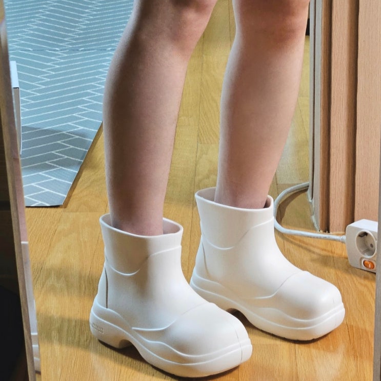  락피쉬 웨더웨어 레인부츠 HAYDEN BOOTS 헤이든 부츠 화이트 230 후기 (+사이즈팁)