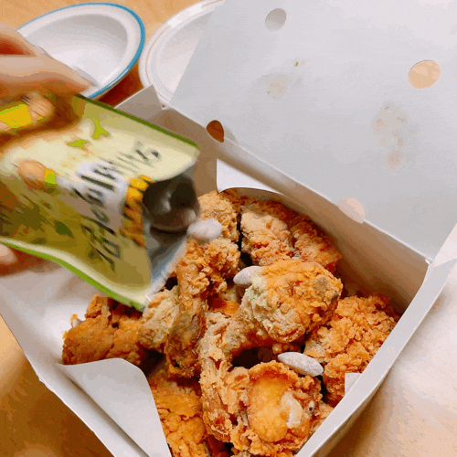 맛있는 치킨 추천, 호치킨 신메뉴! 알싸한 HBAF 와사비 치킨 