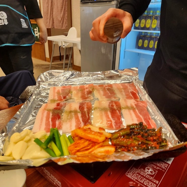  [명지고기집] 명지냉동 삼겹살 주은이네 명지 국제 맛집이네