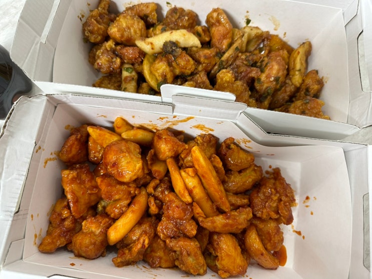  60계 치킨 포장 후기 ( 고추치킨 장스치킨 순살 / 가격 )