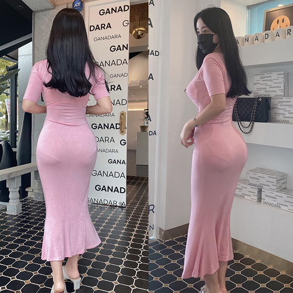 포동포동 뒤태 자랑하는 유부녀 포동포동 뒤태 자랑하는 유부녀