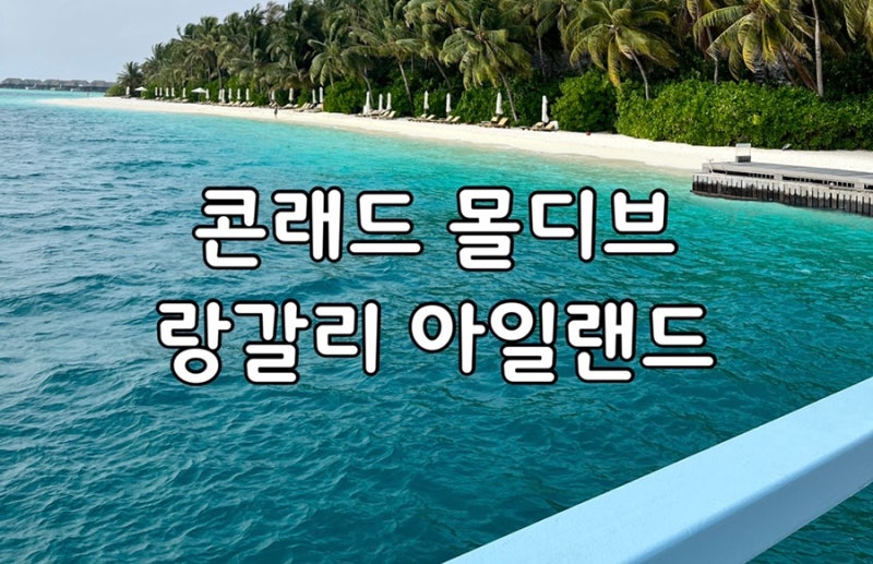 호텔/콘래드몰디브] 몰디브 신혼여행 2_콘래드 몰디브 랑갈리 아일랜드 도착날, 선정 이유, 리노베이션 이후 방문, 아톨 레스토랑 조식,  스노쿨링 : 네이버 블로그
