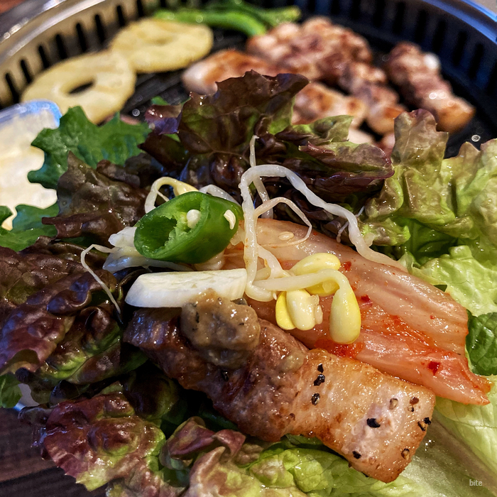  인천 도화동 맛집 '숯불석쇠불고기쌈밥&냉면 싸미랑' 든든한 무한리필 쌈밥집