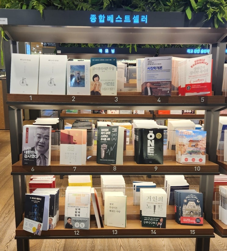  베스트셀러 토픽! 자기개발과 경제 (1위 : 세이노의 가르침, 23.4.15)