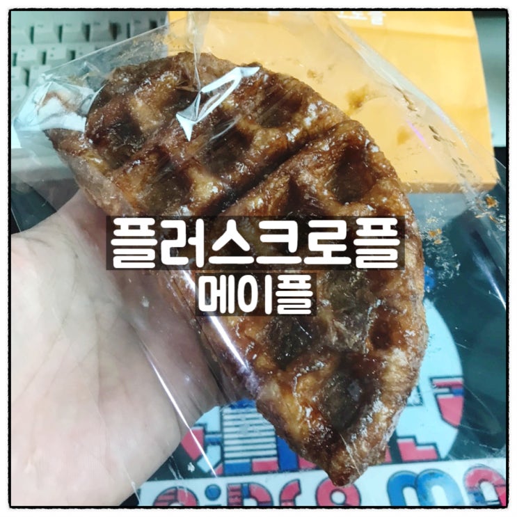  플러스크로플 신세계백화점 대전점 메이플크로플 맛 후기