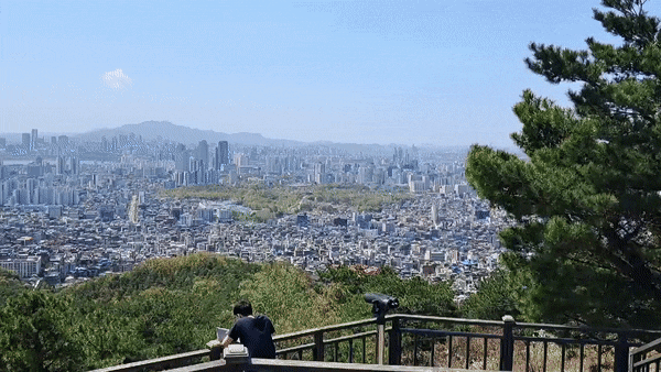  경기도 아차산 전망대 & 정상: 서울이 훤히 보이는 아차산 전경