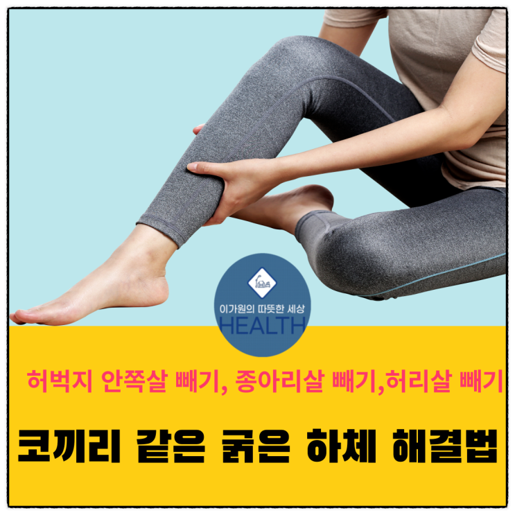  허리살 허벅지 안쪽살빼기, 종아리살 빼기(코끼리같은 굵은 하체 해결법)