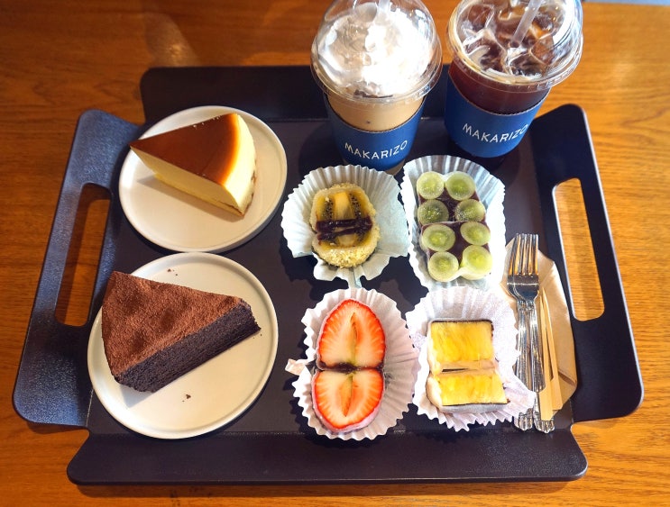  광주 수완지구 카페 과일모찌 파는 cafe마카리조