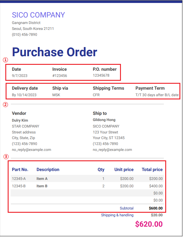 [무역개념] PO(Purchase Order)란 무엇일까? : 네이버 블로그