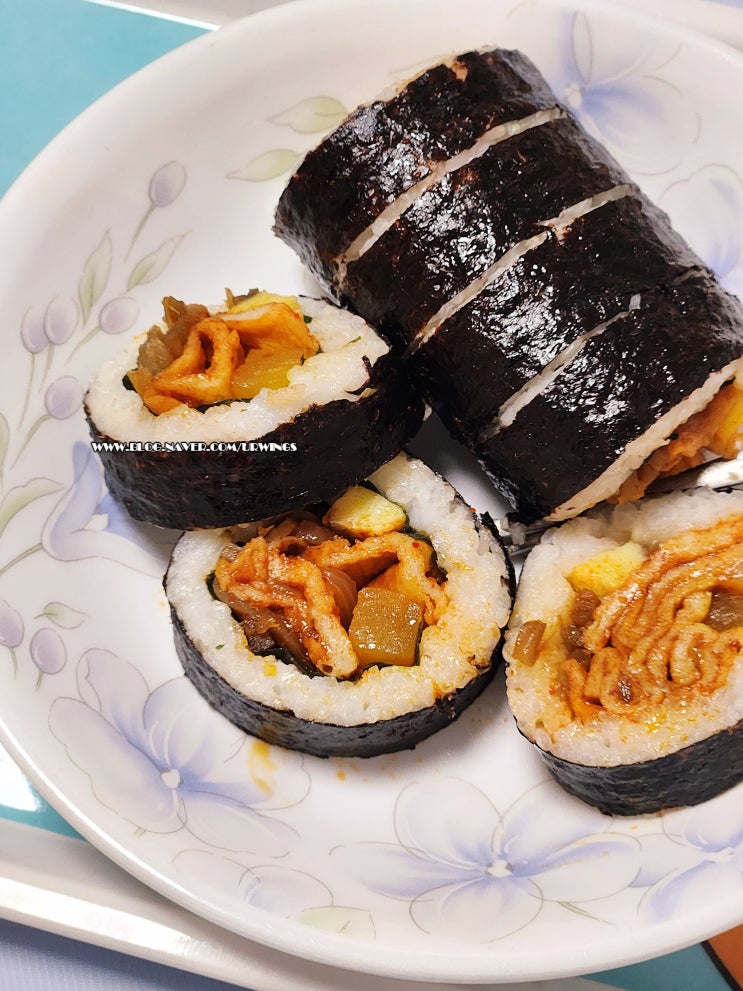  김맛은 아쉽지만 GS25 매콤어묵듬뿍김밥
