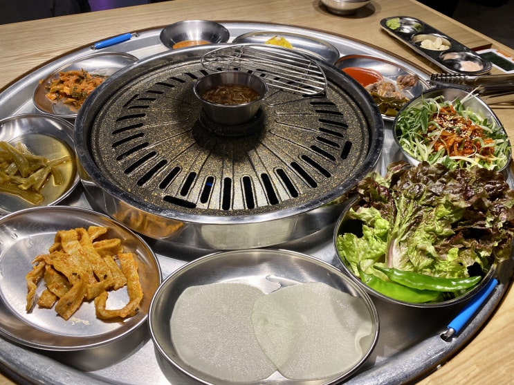 기흥구청 맛집, 반찬이 알찬 착한 삼겹살 쟁반집8292