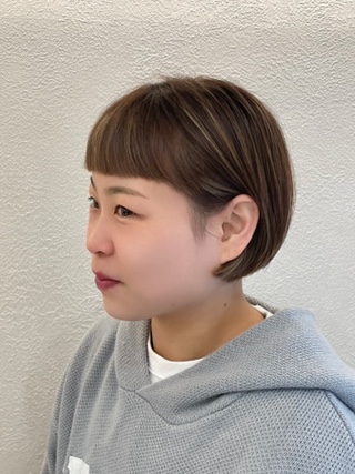  깔끔한 숏 디자인 처피뱅 카이정헤어 마포합정역점 디자이너 이로운