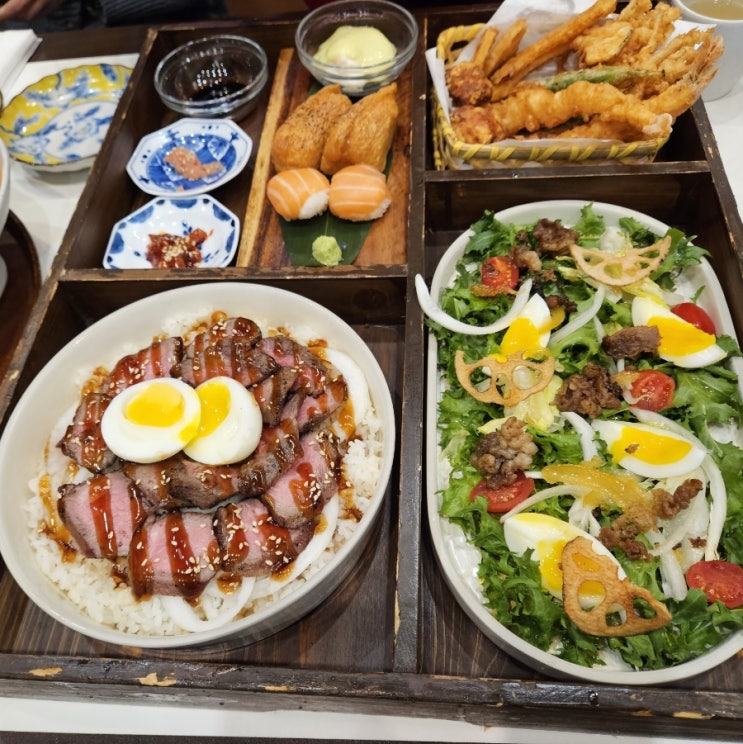  대구 신세계백화점 맛집 온기정 온기정찬, 매운스키야끼 우동