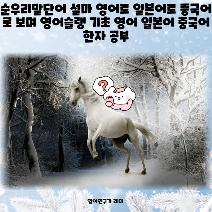 순우리말단어 설마 영어로 일본어로 중국어로 보며 영어슬랭 기초 영어 일본어 중국어 한자 공부 순우리말단어 설마 영어로 일본어로 중국어로 보며 영어슬랭 기초 영어 일본어 중국어 한자 공부