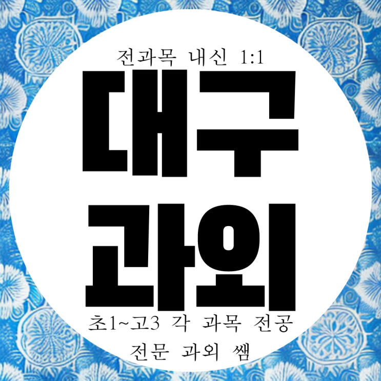  대구 다사 영어과외 고등 중학생 수학과외 다사고 내신 왕선중 국어 과학 물리 화학