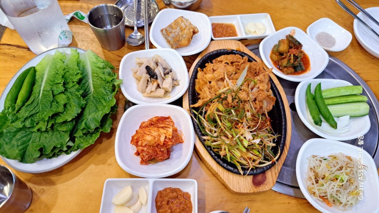 오류동 소나무 반찬이 맛있는 가정식 백반집, 소주 두병각이네!